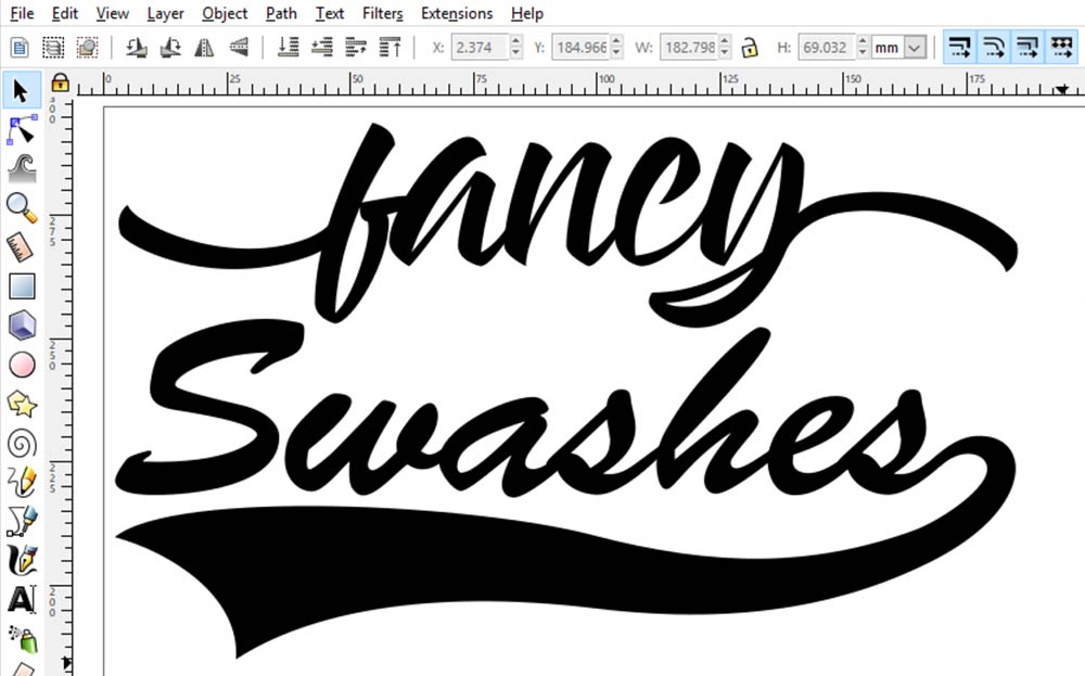 swash font generator